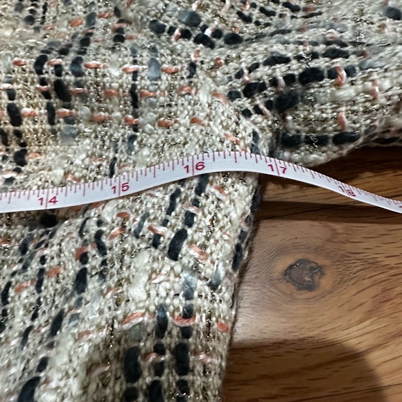 Gal Meets Glam Paige Cutaway Collar Tweed Dress 6 - Picture 7 of 8